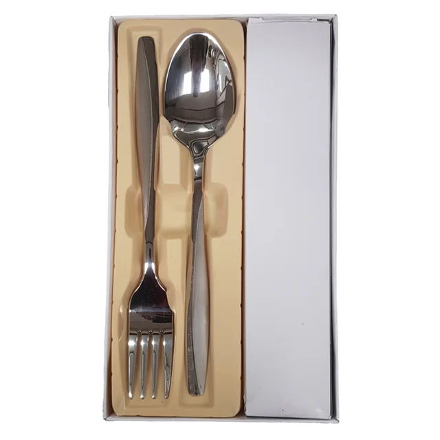 قاشق و چنگال 6 نفره استیل آهنربا بگیر ONE مدل ماینز