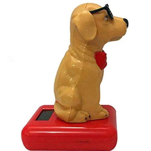 عروسک خورشیدی طرح سگ عینکی کد 306
