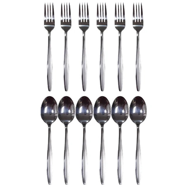 قاشق و چنگال 6 نفره استیل آهنربا بگیر ONE مدل ماینز