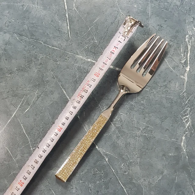 چنگال بزرگ سرو مرغ مدل نگین دار