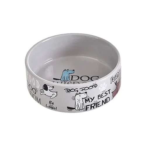 ظرف آب و غذای سگ و گربه مدل ELT-01-GRY