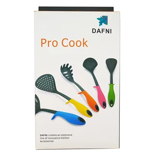 سرویس کفگیر و ملاقه 5 پارچه DAFNI مدل PRO COOK