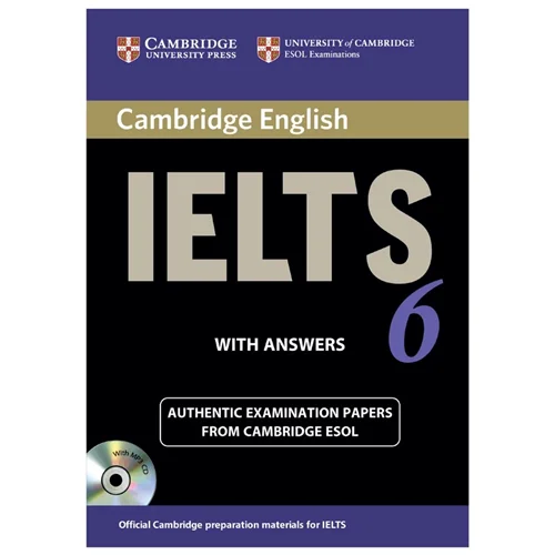 کتاب Cambridge English IELTS 6  بدون mp3 سی دی