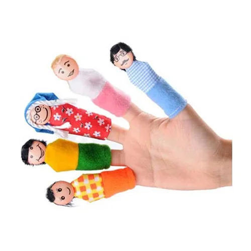 عروسک انگشتی شادی رویان مدل خانواده بسته 5 عددی